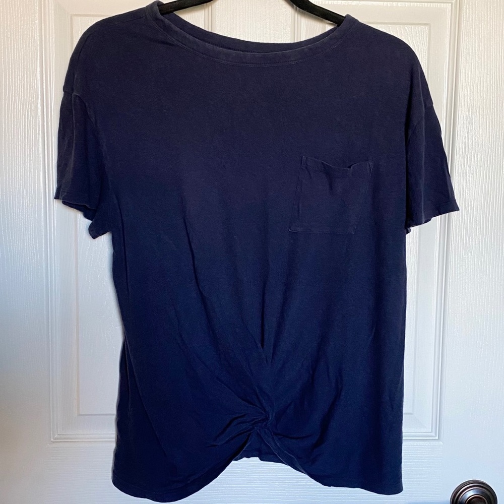 Universal Thread Navy Gathered Tee